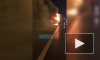 Видео: в районе Вантового моста загорелась фура