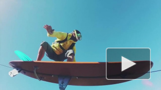 Видео на грани безумия: соревнование летающих "сёрферов" попало в сеть