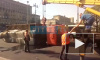 У "Московской" отдыхает КАМАЗ: грузовик завалился на бок на проезжей части