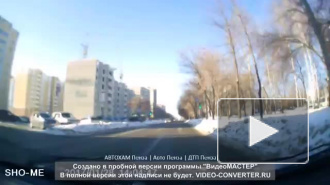 Лобовое столкновение на полном ходу произошло сегодня в Пензе