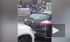 Появилось видео драки водителей маршрутки и иномарки в Выборгском районе Петербурга