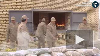 Президент Туркмении на камеру сжег в печи наркотики