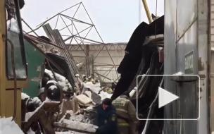 Кровля здания бывшего автокомбината обрушилась в Калужской области