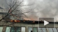 В Саратове вспыхнул крупный пожар в здании типографии