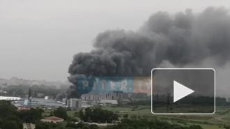 Из-за пожара перекрыли движение по Пискаревскому проспекту от КАД в сторону города