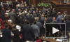 Опубликовано видео массовой драки в парламенте Армении
