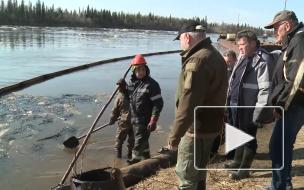 В Ненецком АО произошла утечка нефти из трубопровода "Лукойл"