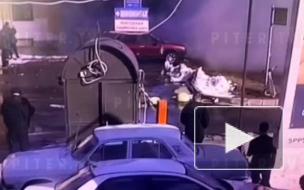 Момент прорыва трубы с кипятком на Исполкомской улице попал на видео