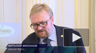 Милонов объявил войну фастфуду и отказался от кресла мэра Москвы