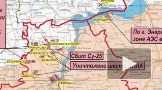 ВС России сбили украинский Су-25 и 12 беспилотников