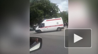 Иномарка протаранила людей и врезалась в дерево на Верности