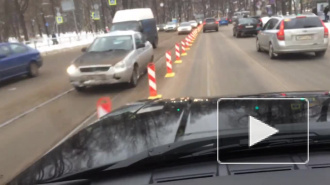 На Каменном острове предотвратили аварии на встречном трамвайном пути