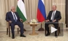Путин проводит переговоры с президентом Палестины