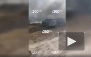В Подольске отдыхающие случайно сожгли чужой Lexus во время жарки шашлыка