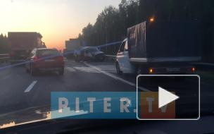 На 20 километре Новоприозерского шоссе заметили жестокую аварию