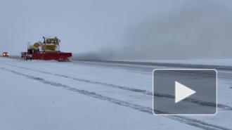 Краснодарский аэропорт закрыли из-за снегопада