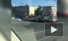 Трамвайное движение на Народной улице встало из-за ДТП с манипулятором
