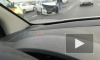 Видео: на КАД столкнулись Hyundai и Volga Siber
