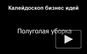 Бизнес Идея: Полуголая уборка