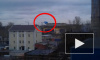 Новый прыжок парашютиста в Петербурге, на этот раз с трубы завода «Красный химик»