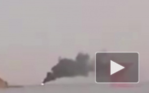 В акватории Черного моря у бухты Инал загорелось и затонуло рыболовецкое судно