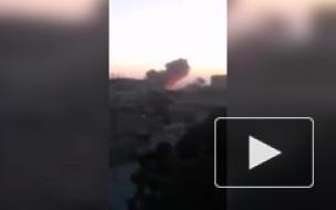 Появилось видео из района ударов ВКС РФ по перешедшим в наступление в Сирии боевикам