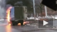 Видео: в Москве на Косыгина сгорела грузовая "ГАЗель"