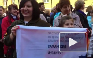 Сотни тысяч людей вышли на Первомайские демонстрации по всей России