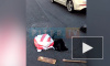 Видео: на Милионной улице обвалился новенький асфальт