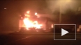 Видео пожара на заправке в Одессе