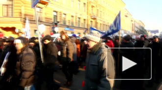 Акция «За честные выборы» в Петербурге временами напоминала Первомай