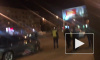 Видео: на Володарском мосту пьяный водитель снес светофор и скрылся