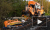 Появилось первое видео с места столкновения скорого поезда с грузовиком в Германии