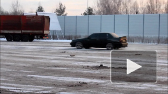 Volvo 850R AWD на снегу