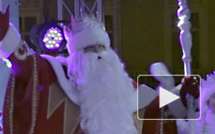 Дед Мороз зажег на главной новогодней елке Петербурга