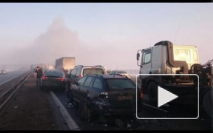 Страшное видео: в Польше столкнулись 76 автомобилей