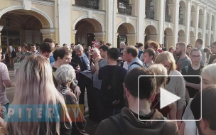 В Петербурге начались одиночные пикеты в поддержку журналиста Голунова