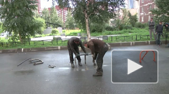 В Приморском районе начали демонтаж незаконных парковочных мест