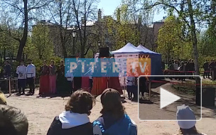 Русский хор выступил в садике на Некрасова (видео)