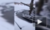 Российский Т-80 ушел под лед и попал на видео