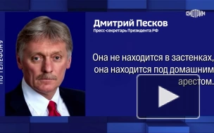 В Кремле прокомментировали попытку женщины повесить флаг России в Одессе