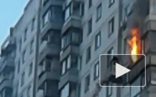 В Ясенево загорелась квартира в многоэтажке: появилось видео