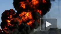 Взрыв бензовоза в Алма-Ате попал на видео со всех ракурсов