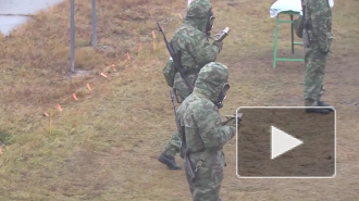 Учения войск РХБ защиты против коронавируса попали на видео
