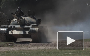 На китайском полигоне заметили необычный танк