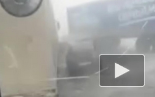 Видео: В массовом ДТП из 15 машин в Алтайском крае погибли 2 человека