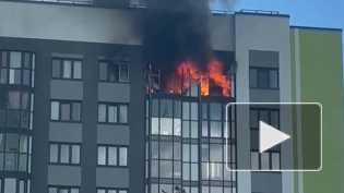 Пожар на Парашютной уничтожил квартиру на последнем этаже 