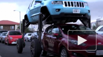 Появилось потрясающее видео "антипробочного" автомобиля из США
