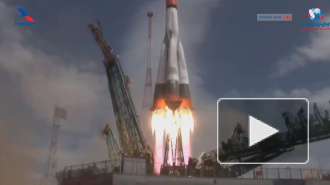 Ракета "Союз-2.1а" с пилотируемым кораблем "Союз МС-16" стартовала с космодрома "Байконур"