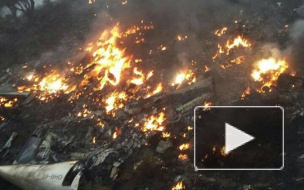 Первые фотографии места трагедии рухнувшего самолёта PK-661  Pakistan Airlines